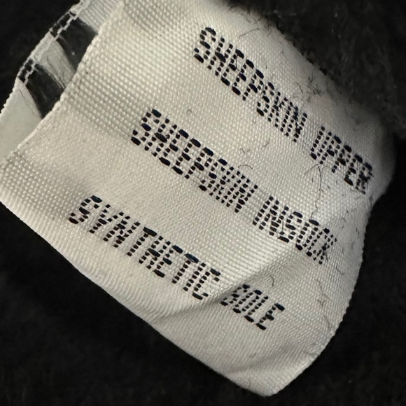 Very Good Tall Sheepskin Boots SZ 8 - Picture 9 of 10